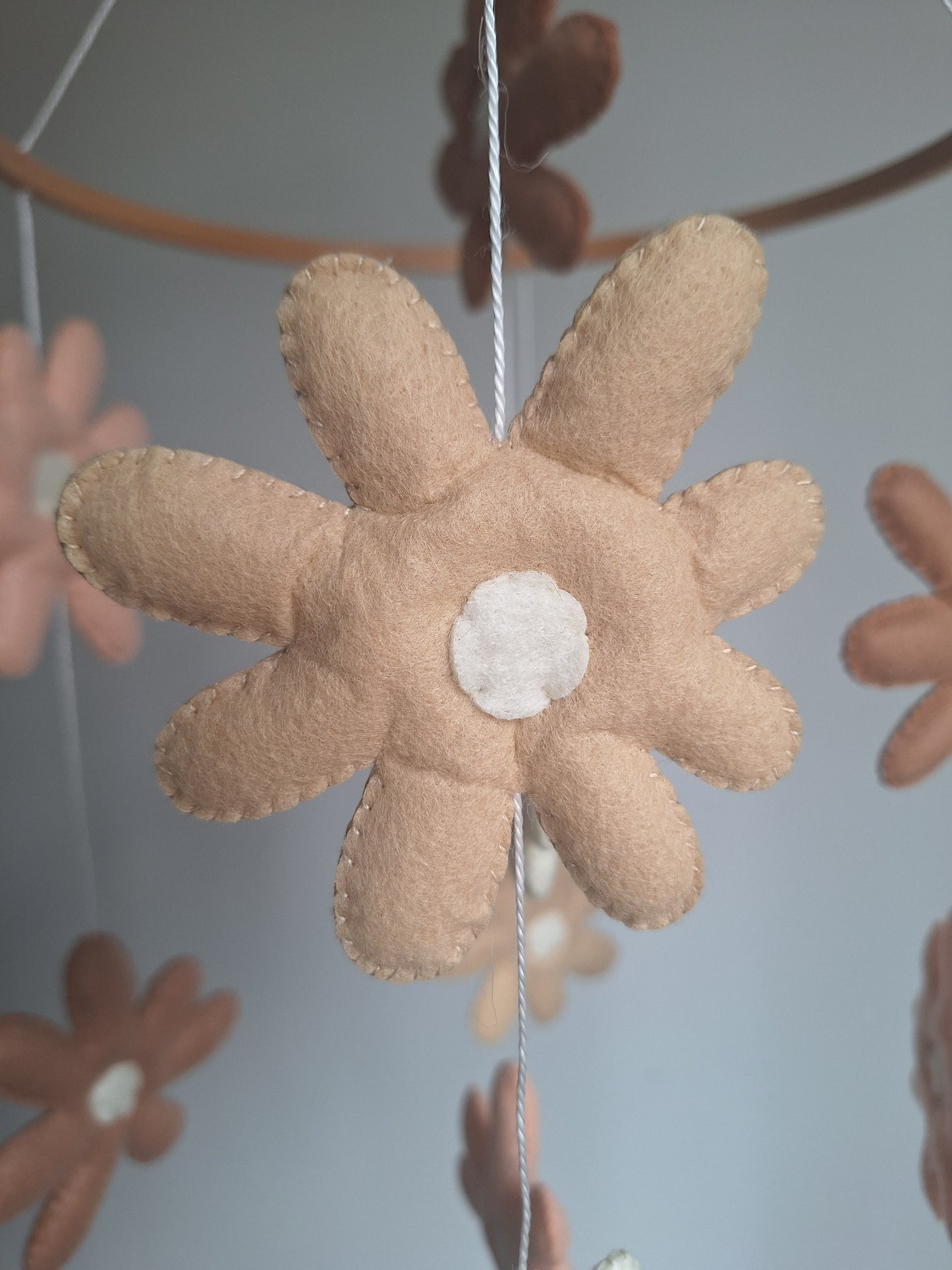 Bloemen Baby Mobiel | Zachte Bloemen