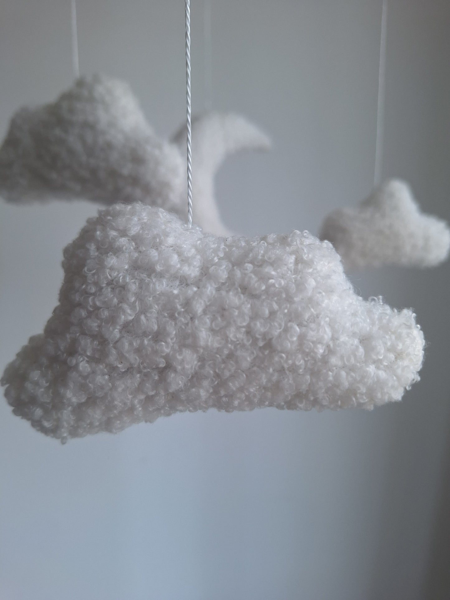 Teddy Maan & Wolken Baby Mobiel | Maan, Wolken